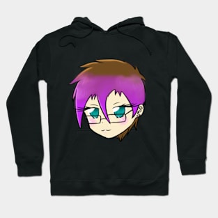 Kimi - Short purple hair Hoodie